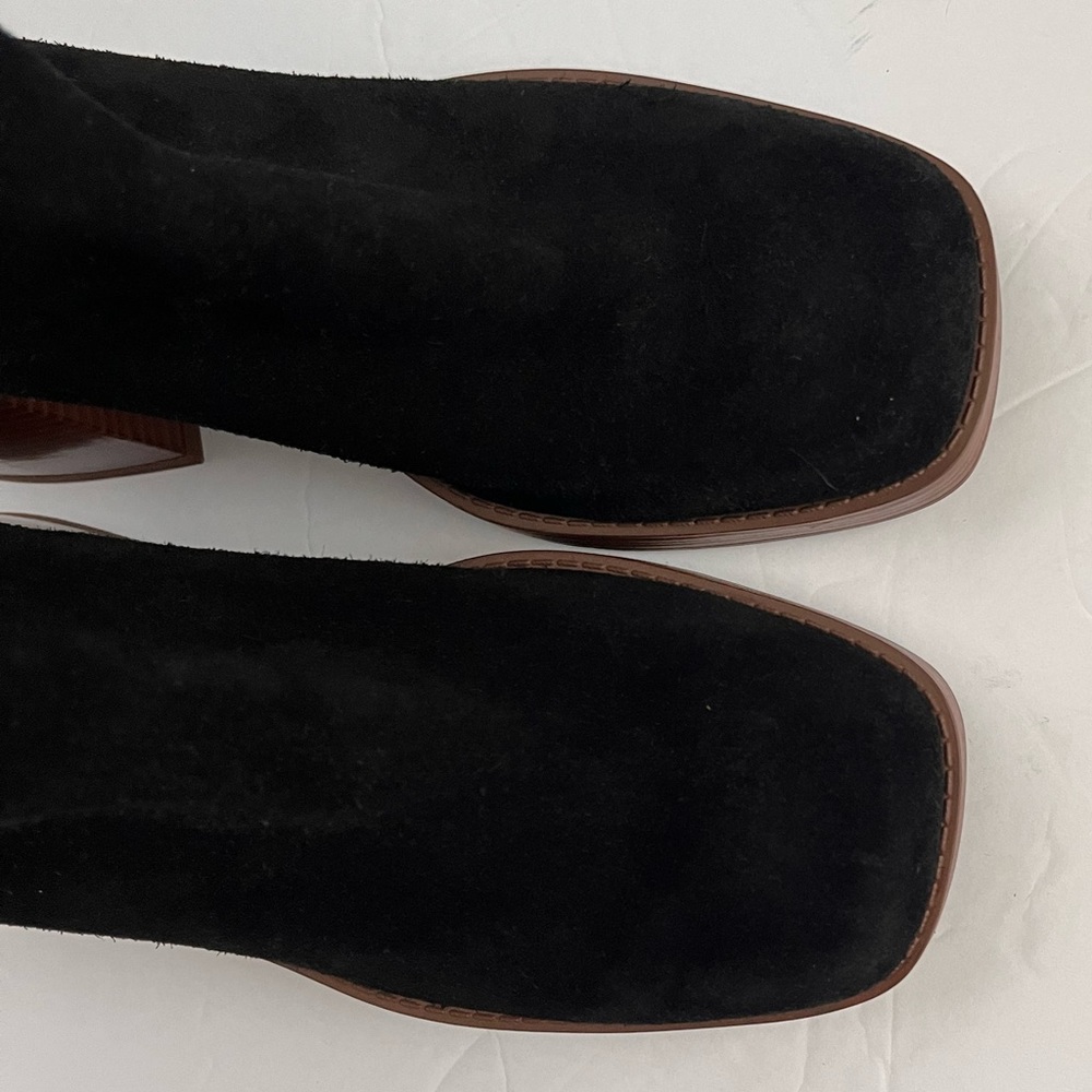 Copper Key NWT Square Toe Suede Boots - Picture 4 of 6
